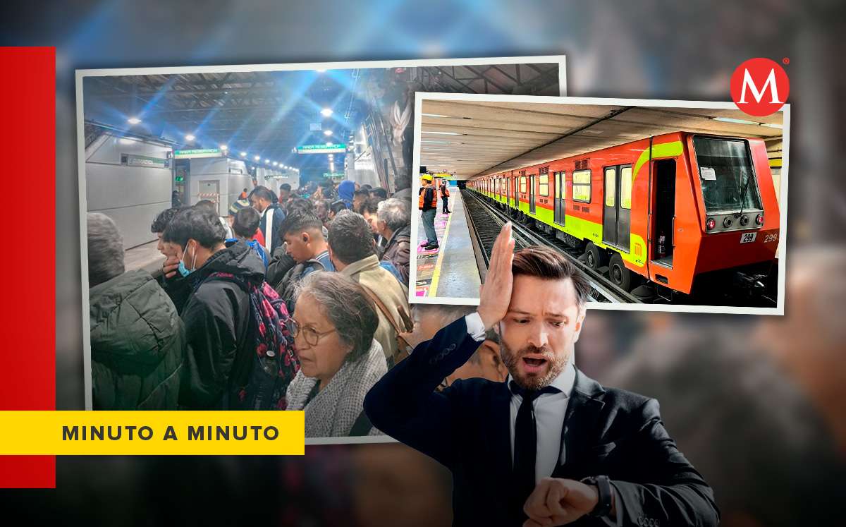 El Metrobús y Metro presentaron retrasos al iniciar la semana. | Especial