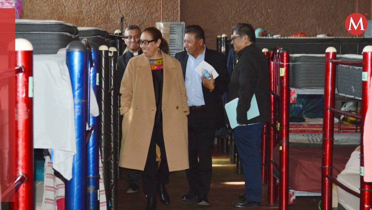 Azucena Cisneros Coss, se comprometió a que garanticen los servicios básicos y un trato humanitario a migrantes. | Especial