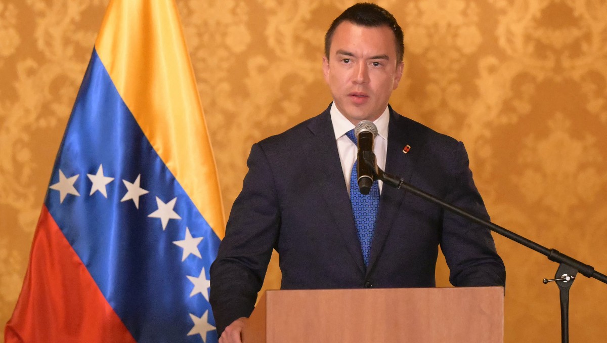 Daniel Noboa ofrece su petróleo. (Foto: AFP)