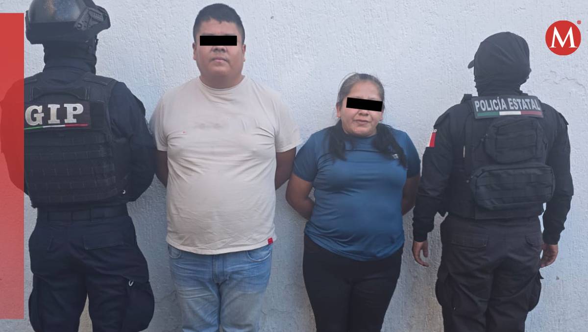 Elementos de la Secretaría de Seguridad del Edomex detuvieron a dos personas presuntamente implicadas en un caso de extorsión. | Especial