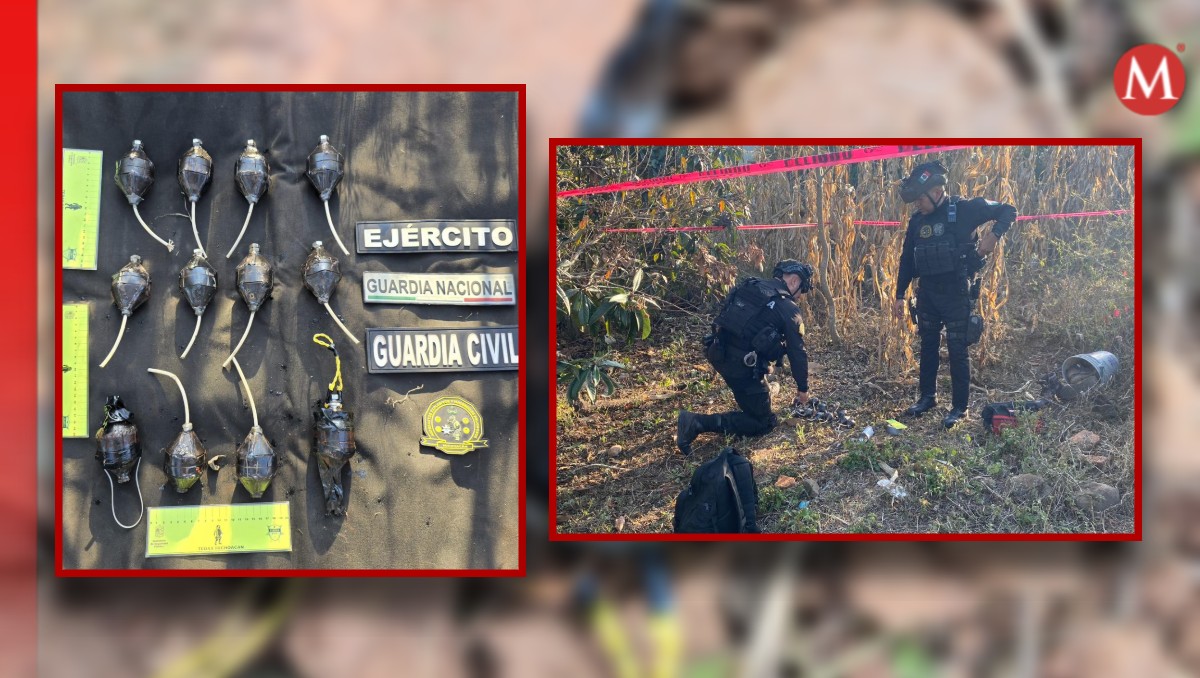 Los explosivos fueron localizados durante patrullajes de vigilancia en la comunidad de La Cantera. | Especial