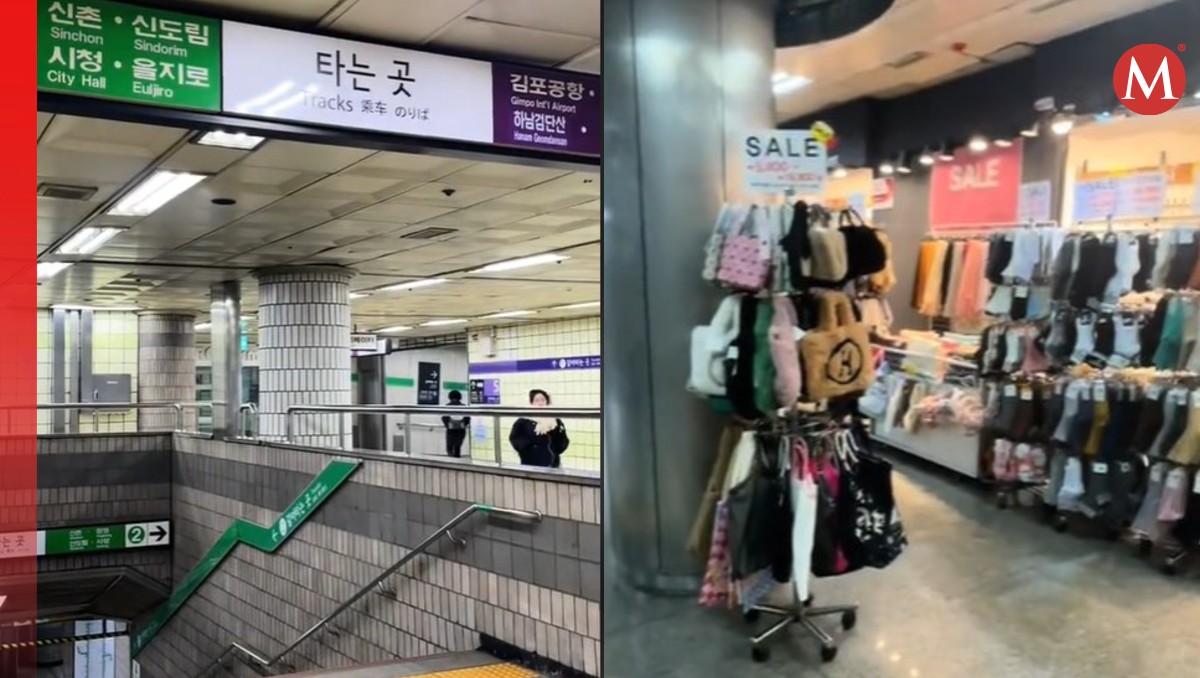 Imágenes del metro de Seúl que captó el joven en su video viral | Capturas