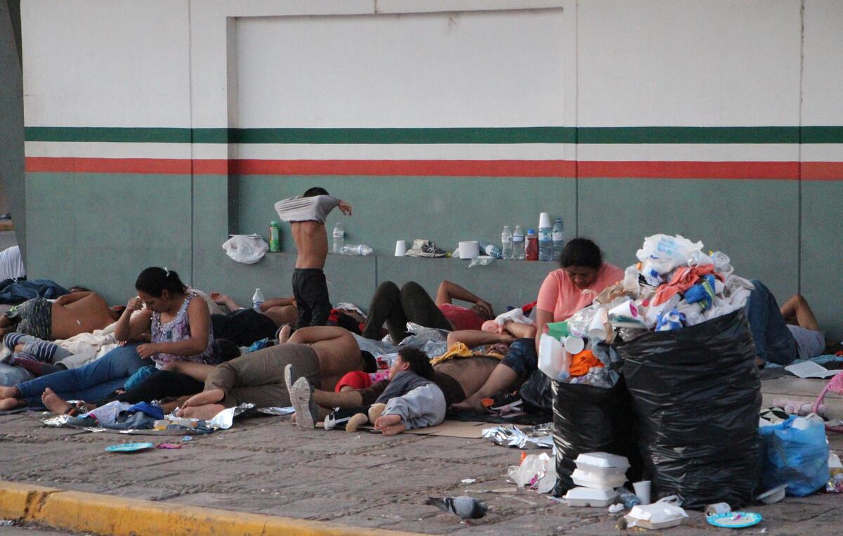 Migrantes centroamericanos. | Foto: EFE