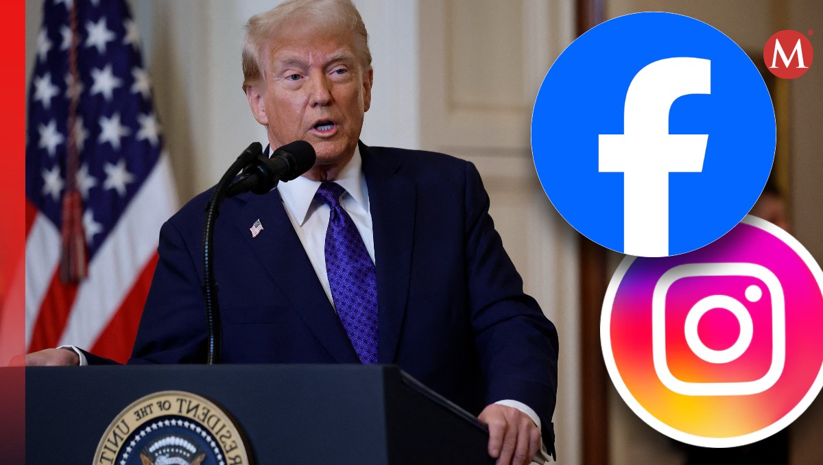 Meta indemniza a Trump con 25 mdd por bloqueo en Facebook e Instagram | Foto: Agencia AFP