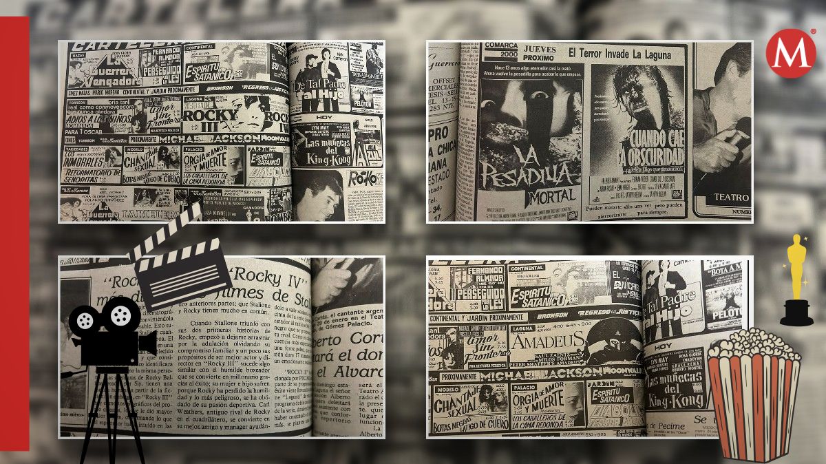 En Notivox recordamos cómo lucía la cartelera en los múltiples cines de la región en el último periodo de la década de los ochenta.| Archivo