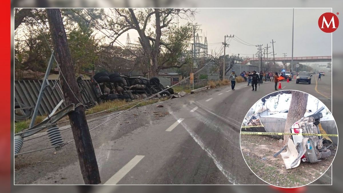 El accidente fue reportado por la Secretaría de Seguridad Pública de Tamaulipas. (Cortesía)