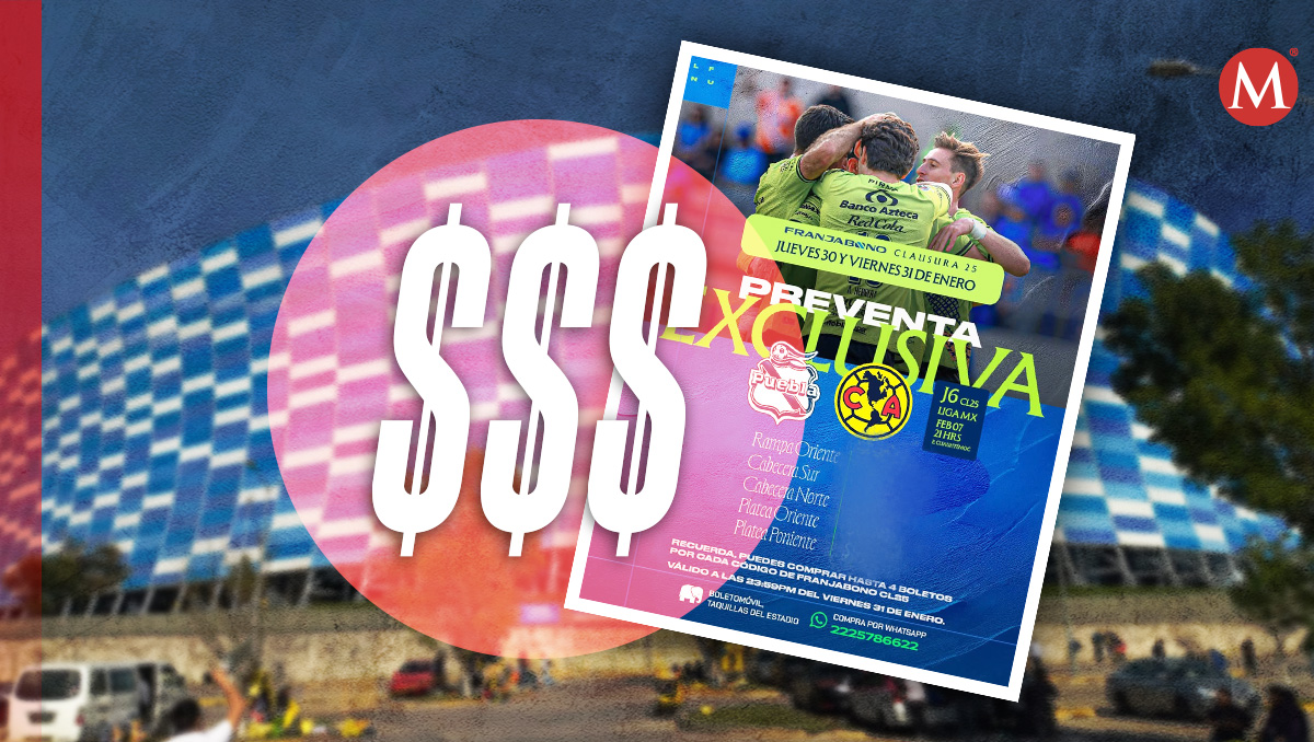 ¿Cuánto cuesta los boletos en preventa para partido Puebla vs América? | Jaime Zambrano | Diseño Milenio