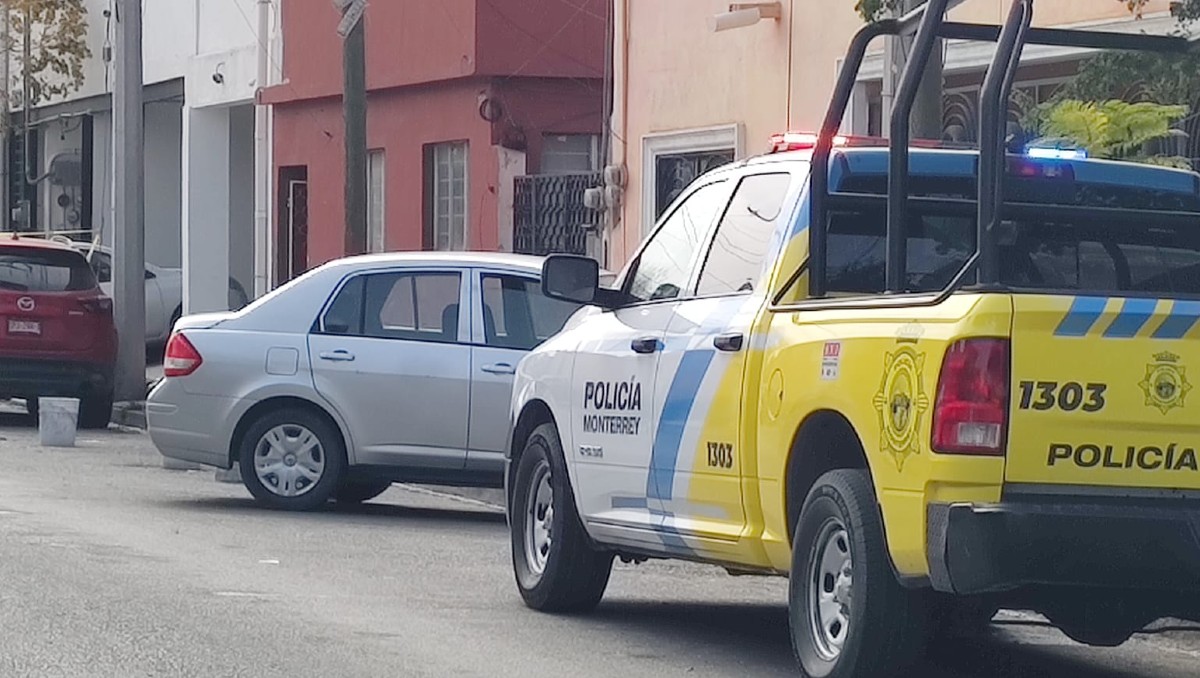 El incidente se registró momentos antes del mediodía del jueves en la calle Río Nilo en Monterrey / Agustín Martínez