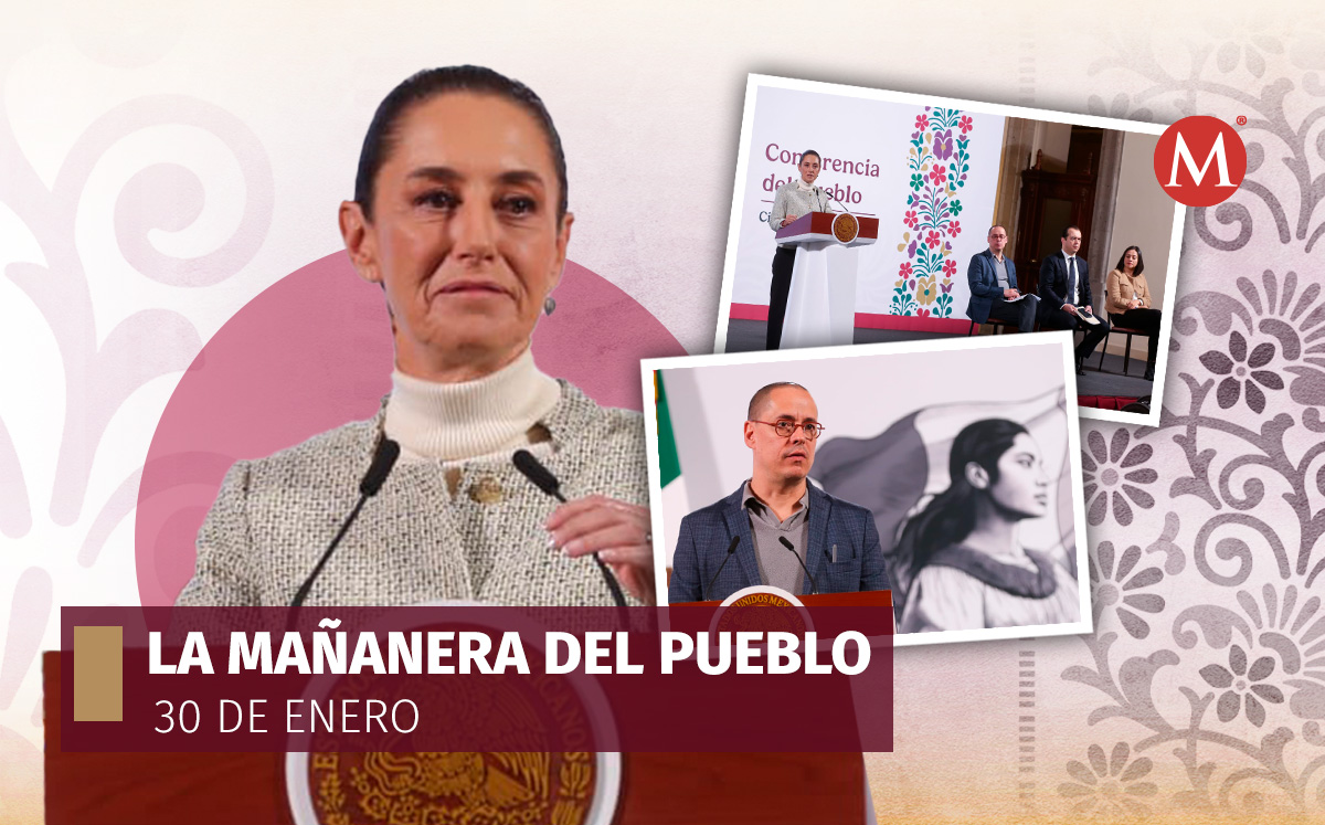 La Mañanera del Pueblo hoy 30 de enero | Fotos: Araceli López