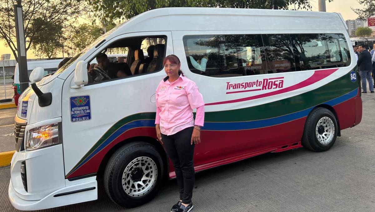Las unidades del Transporte Rosa en Edomex serán operadas por mujeres. Foto: (Especial)