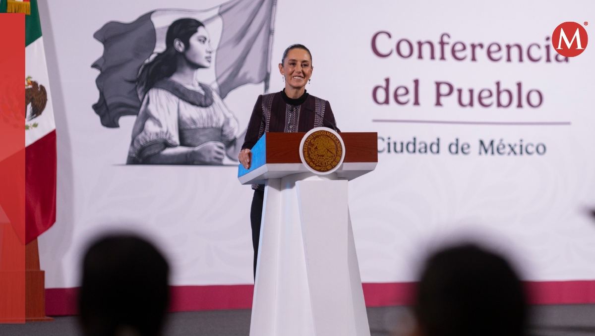 Claudia Sheinbaum, presidenta de México desde Palacio Nacional. | Especial