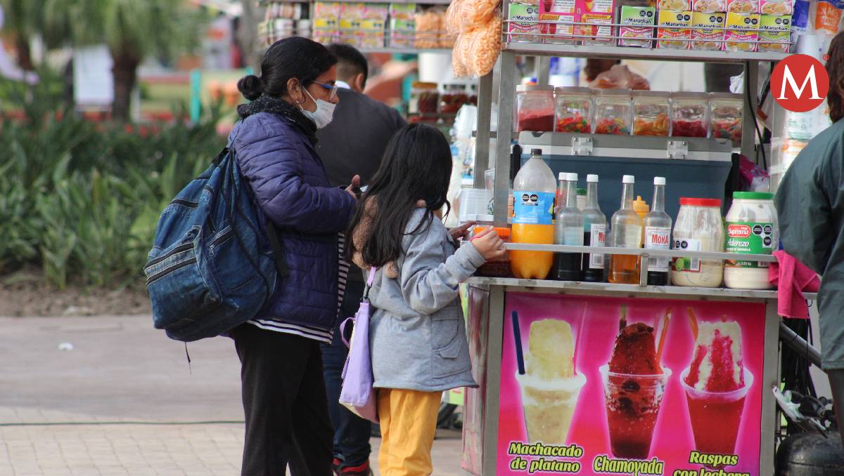Clima en Tampico, venta de comida chatarra, frío, (Yazmín Sánchez)