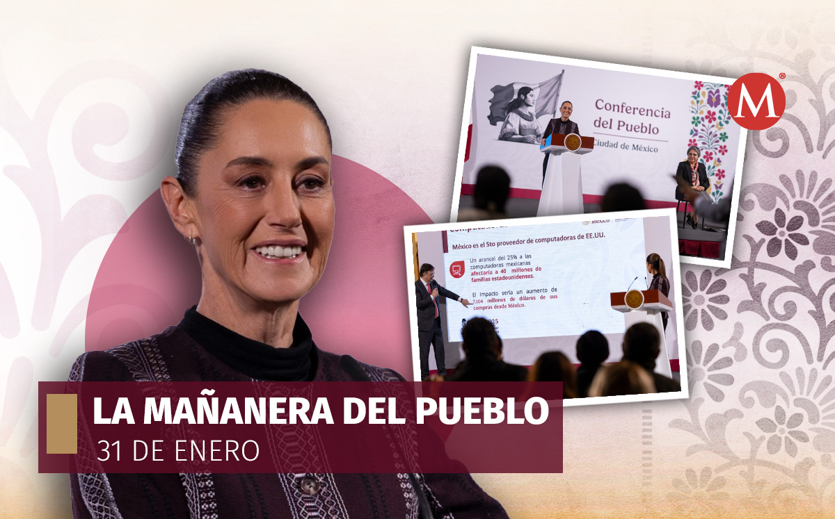 La Mañanera de Claudia Sheinbaum hoy 31 de enero | Fotos: Especial