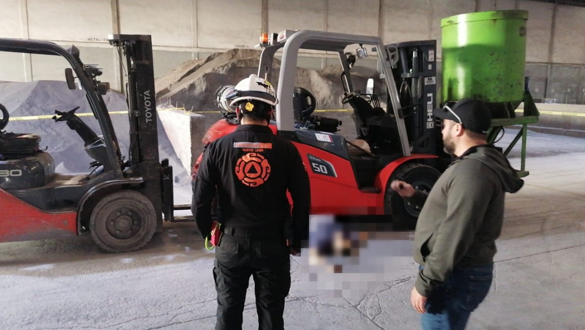 Muere trabajador atropellado por montacargas. Foto: Especial