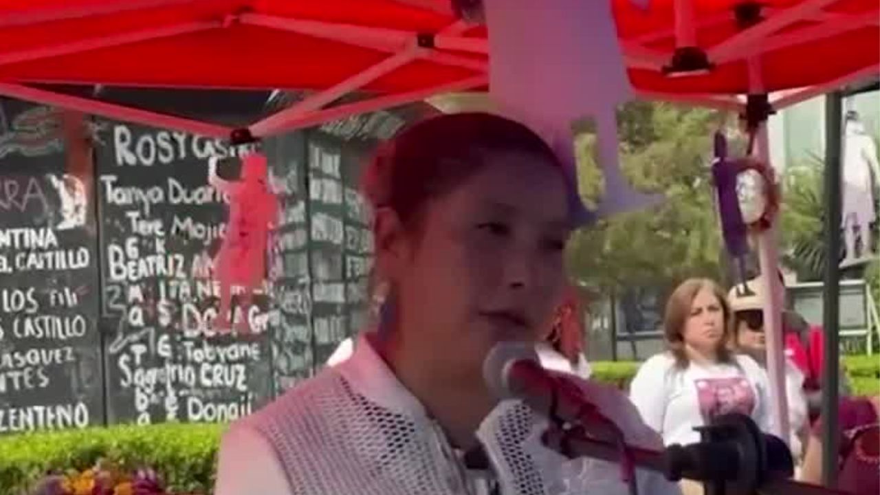 Rinden homenaje a Jael Monserrat en la Glorieta de las Mujeres que Luchan