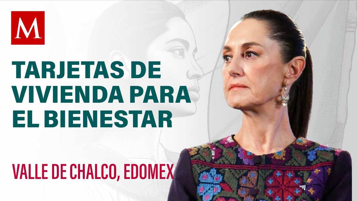 Sheinbaum entrega Tarjetas de Mejoramiento de Vivienda en Valle de Chalco, Edomex