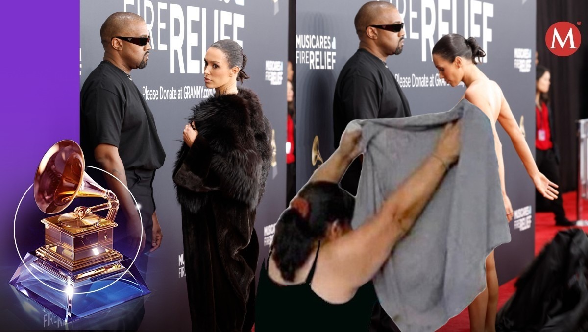 Bianca Censori Esposa De Kanye West Se desnuda En Los Grammy Grupo 