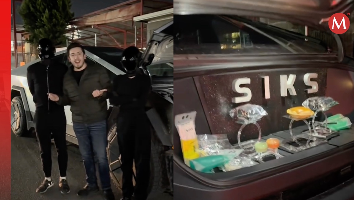 Cybertruck es usada para entregar hamburguesas. | ESPECIAL