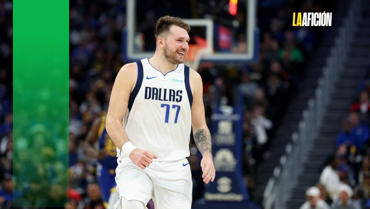 Luka Doncic se despide de la afición de los Dallas Mavericks (AFP)