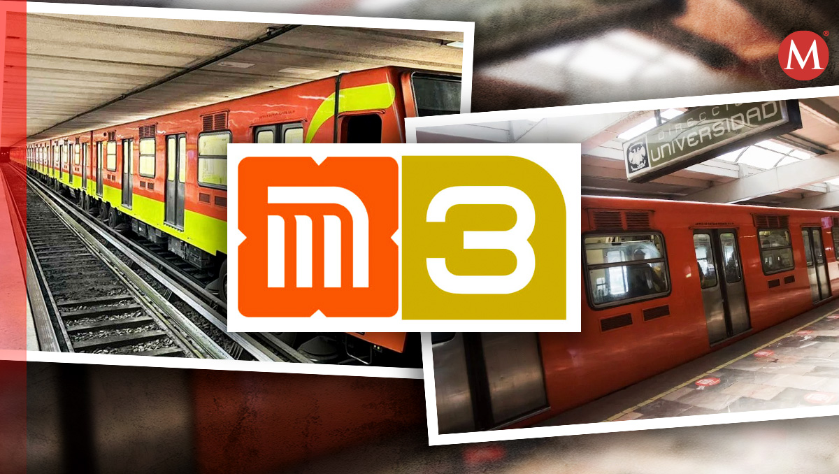 Anuncian modernización en Línea 3 del Metro CdMx. | Diseño: Óscar Ávila