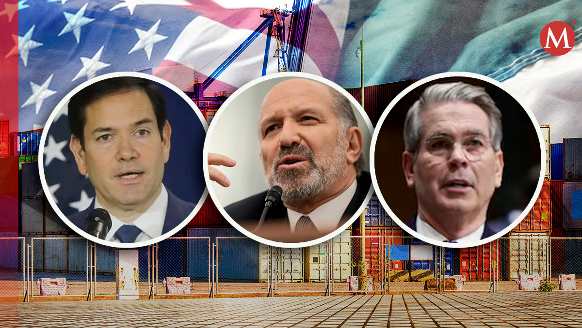 Ellos son los negociadores de Trump que podrían reactivar aranceles a México. | Diseño: Óscar Ávila