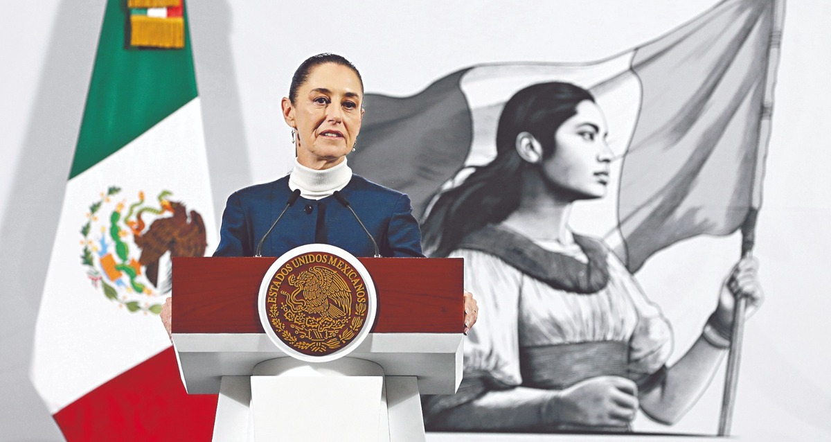 La Presidenta anunció en su conferencia matutina la pausa de un mes en las tasas. ARIANA PÉREZ