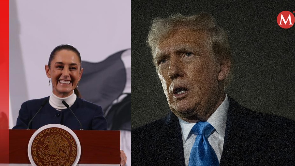 Trump y Sheinbaum. | Ariana Pérez MILENIO Y AFP