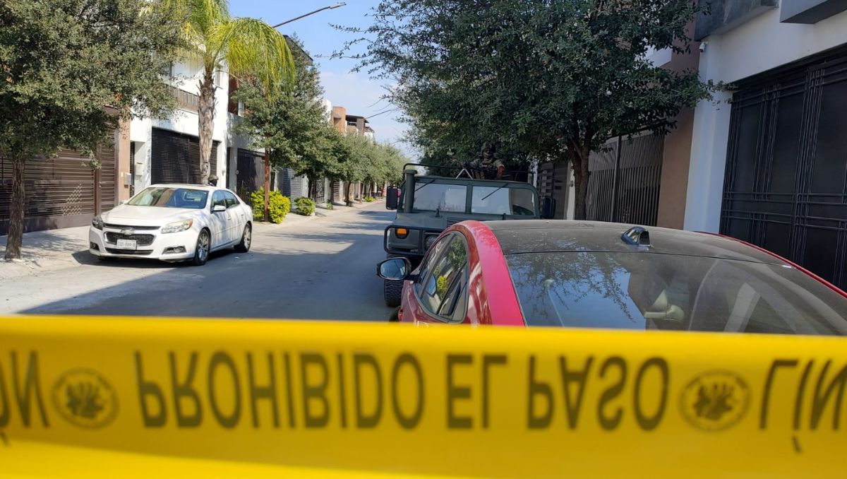 El operativo se realizó en una vivienda ubicada en la calle Mina, casi esquina con Cerralvo. Agustín Martínez