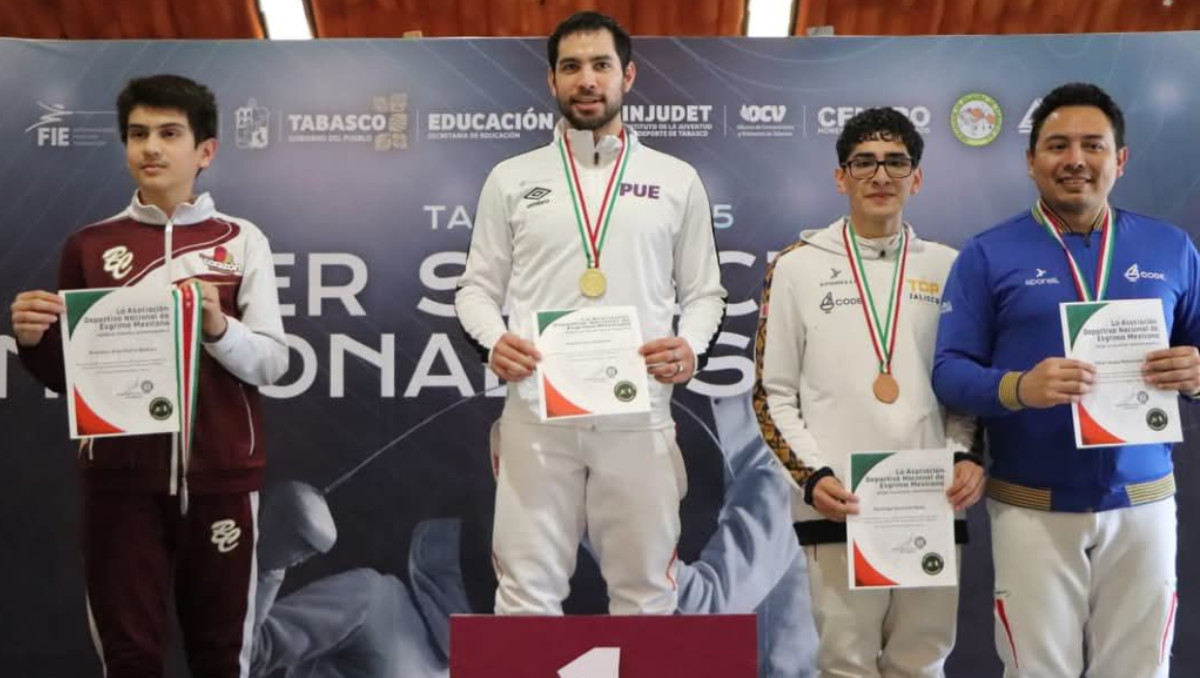 Poblano conquista medalla de oro en el Selectivo Nacional de Esgrima | Especial