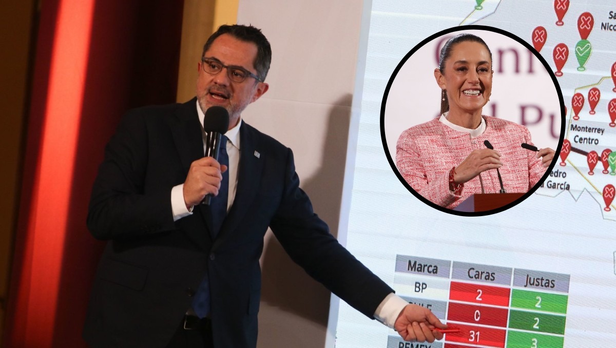 Profeco presenta los precios de la gasolina; Sheinbaum busca acuerdo para precio máximo. Foto: Cuartoscuro