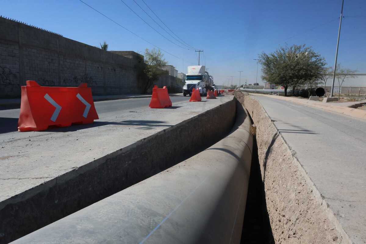 Actualmente, hay dos segmentos de la línea principal de Conducción de Agua Saludable que están inconclusos.| Verónica Rivera
