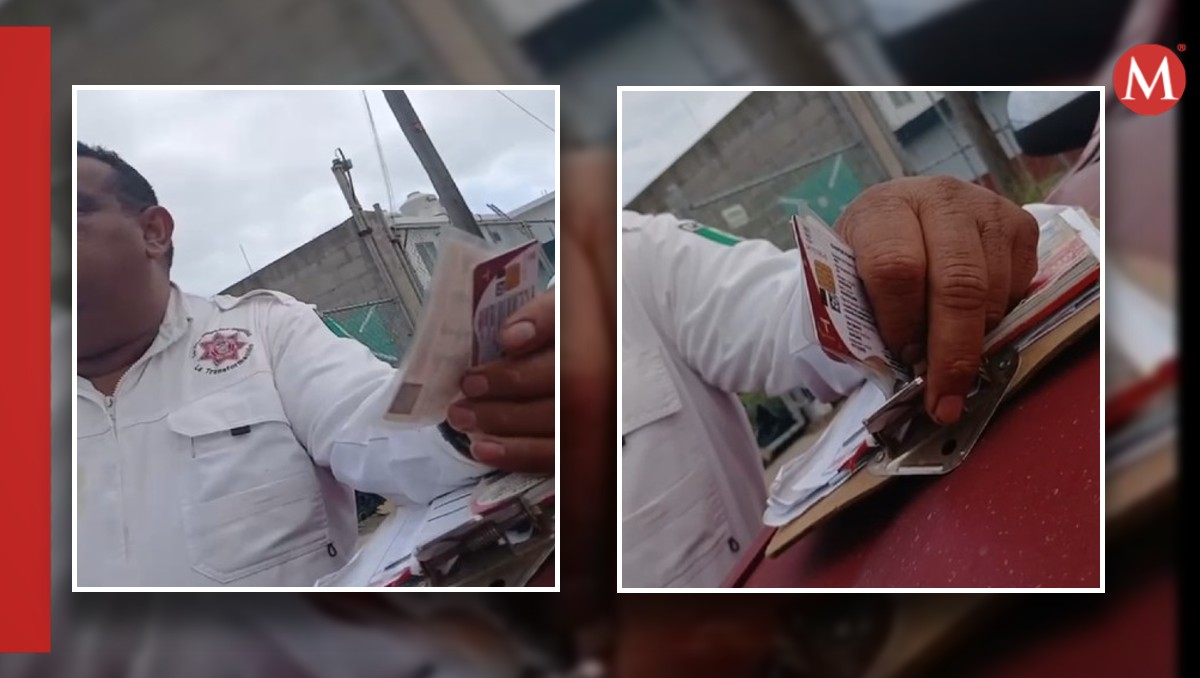 Tránsito de Ciudad Madero pide 'mordida' de 5 mil pesos a conductor.