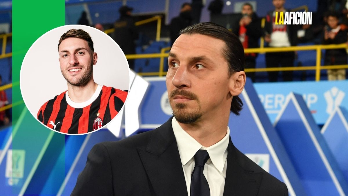 Zlatan Ibrahimovic tras fichar a Santi Giménez aseguró que el Milan mejorará (Reuters / X: @acmilan)