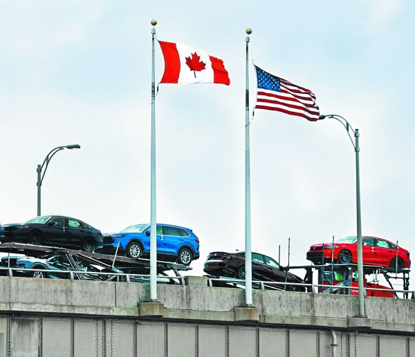 La de Canadá y EU, la frontera sin vigilancia más larga del mundo. JOE RAEDLE/AFP