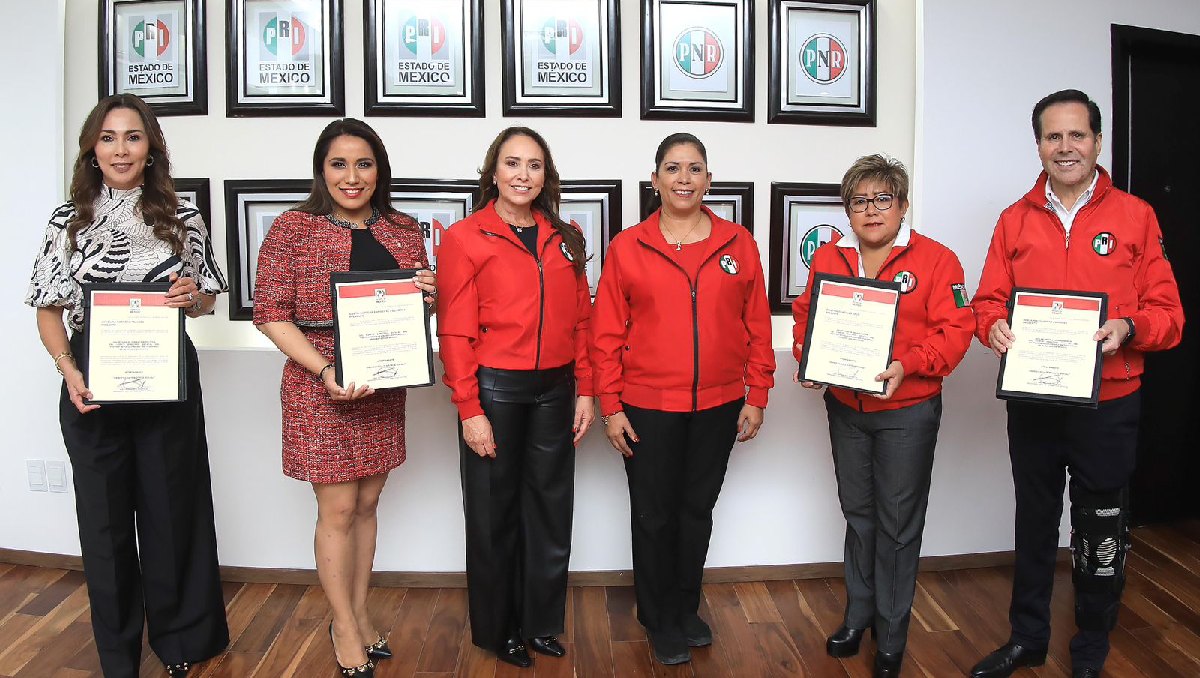 Los designados son personas congruentes y con memoria política, aseguró la presidente del PRI Edomex. Foto: (Especial)