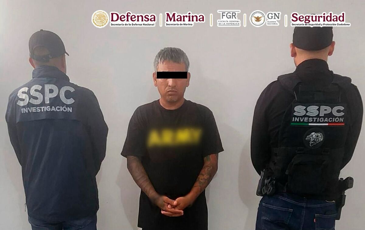 Detienen a presunto integrante del Cártel de Sinaloa.
