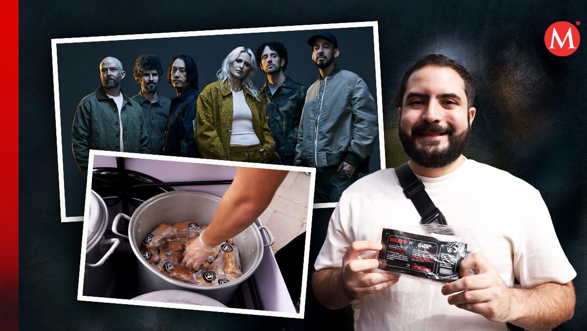 Linkin Park entregó tamales y boletos gratis en Parque Fundidora en Monterrey. Luis Guerra y Especial