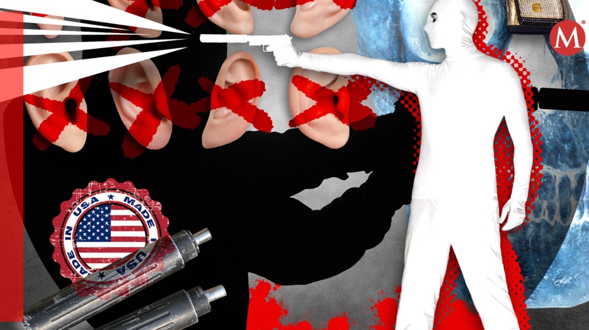Reportes de Estados Unidos reconocen que silenciadores terminan en cárteles de las drogas.