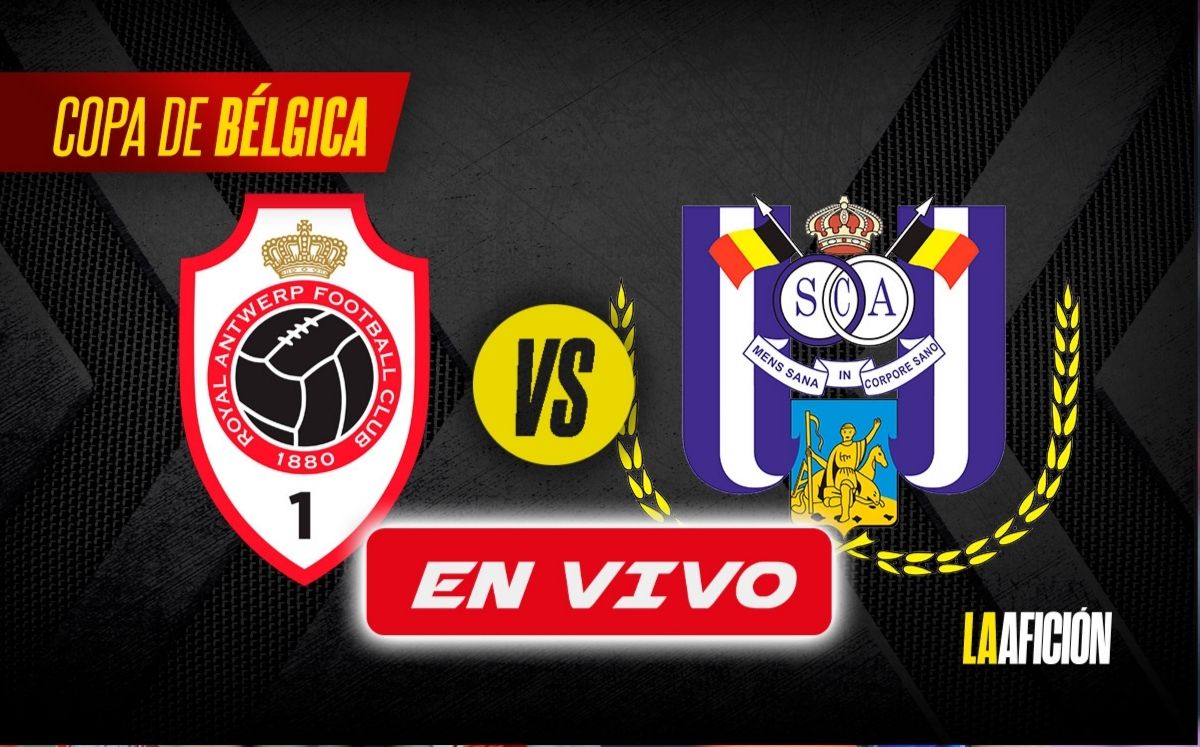 Antwerp vs Anderlecht EN VIVO | Partido HOY de las semifinales de la Copa de Bélgica 2025 (La Afición)