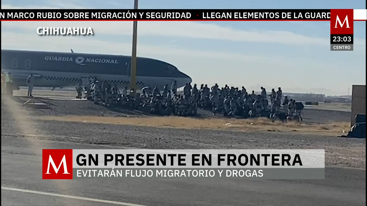 Despliegue de la Guardia Nacional en la frontera norte para frenar migración y tráfico de drogas