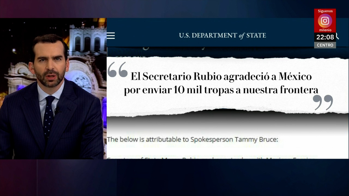 Juan Ramón De la Fuente y Marco Rubio dialogan sobre frontera y crisis del fentanilo