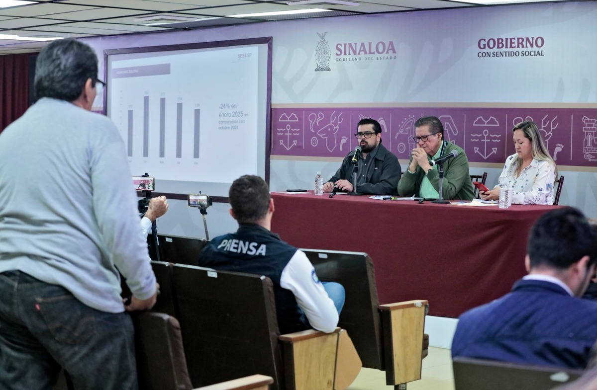 Ricardo Jenny presentó los datos aportados por la Fiscalía del estado. (Especial)