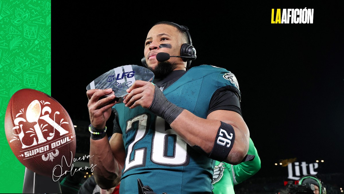 Saquon Barkley, a las puertas de conseguir su primer Super Bowl con Eagles (Reuters)