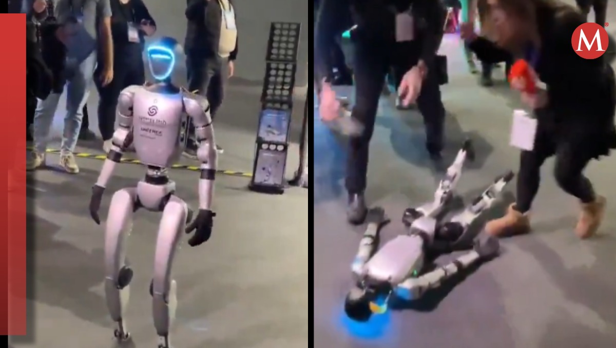 Reportera española se vuelve viral luego de tirar robot