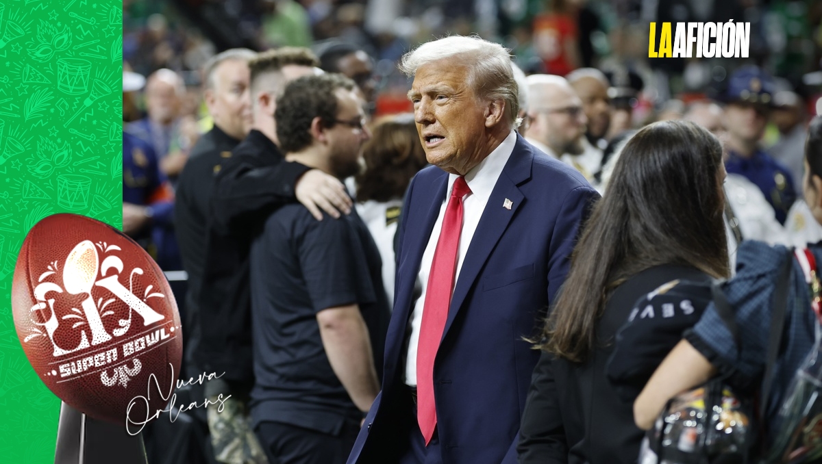 Donald Trump es recibido con abucheos en el Super Bowl 2025 (EFE)
