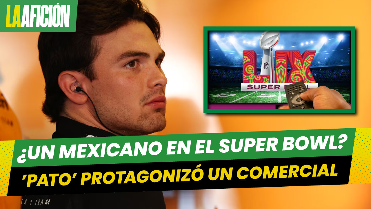 Patricio O'Ward protagonizó comercial que apareció en el Super Bowl 2025