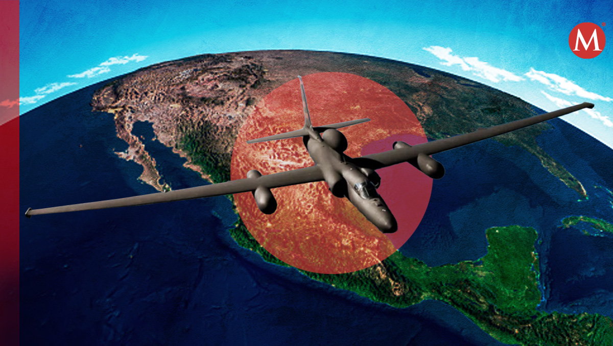 Aeronaves de EU vigilan cerca del territorio mexicano (Diseño: Oscar Ávila).