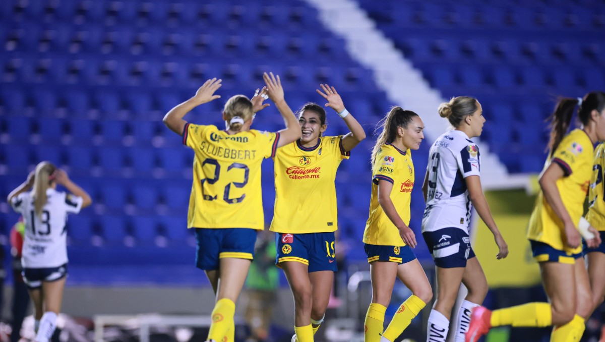 América remonta y vence a Rayadas en partido de la jornada 8 de la Liga MX Femenil (Imago7)