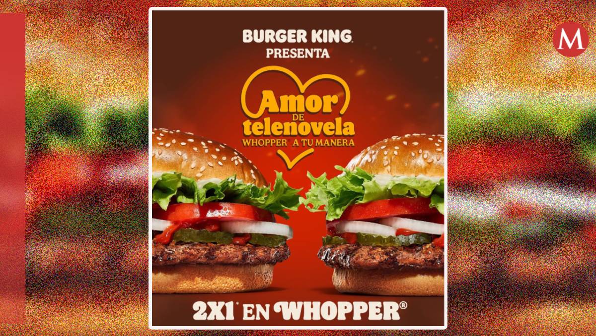 Este 14 de febrero, comparte el sabor con la promoción 2x1 en hamburguesas de Burger King | Especial