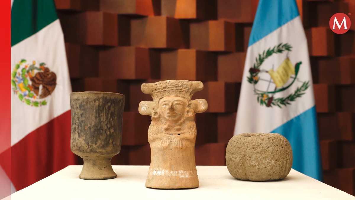 Las piezas serán devueltas a Guatemala. | X